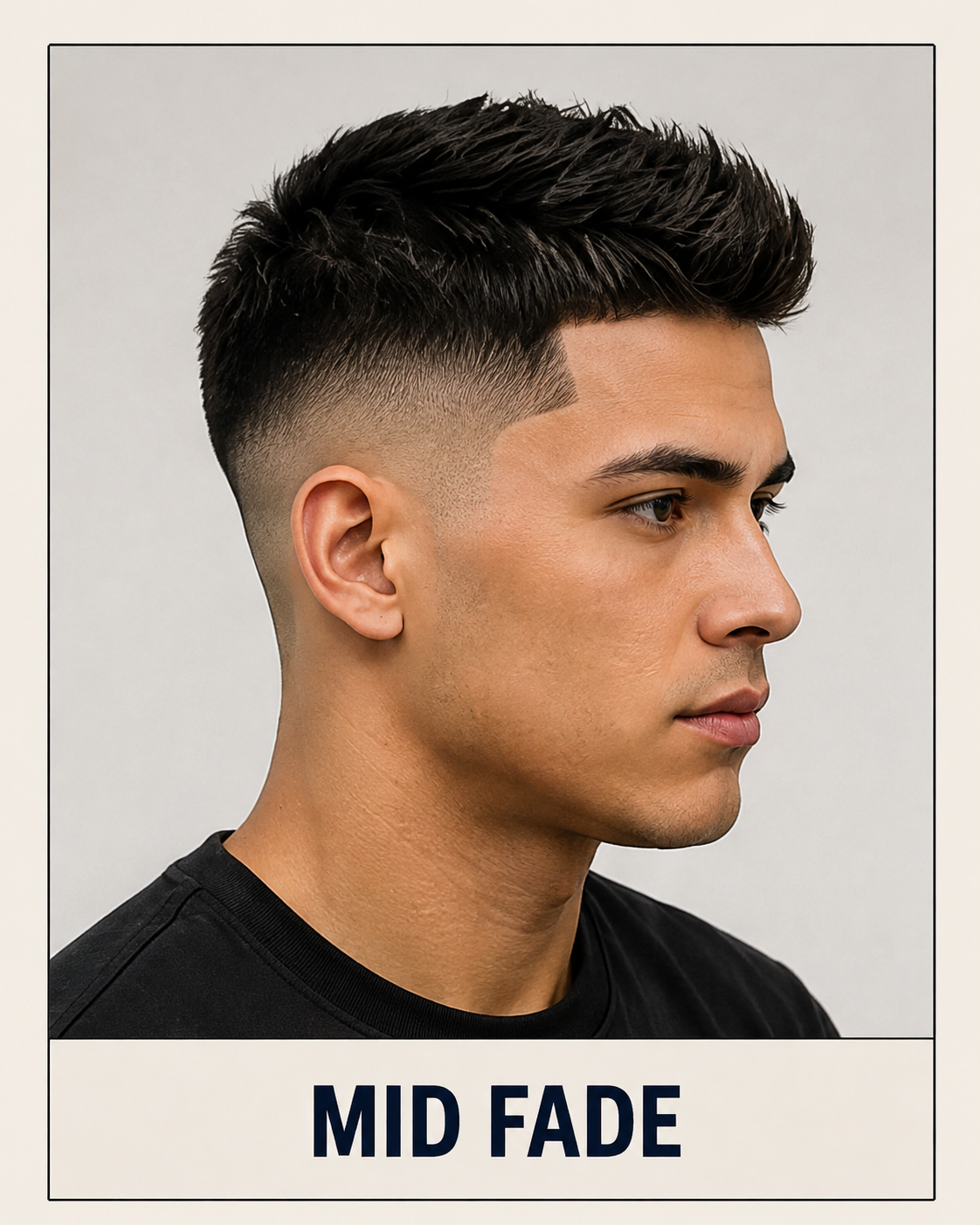 Mid Fade haircut inspiration