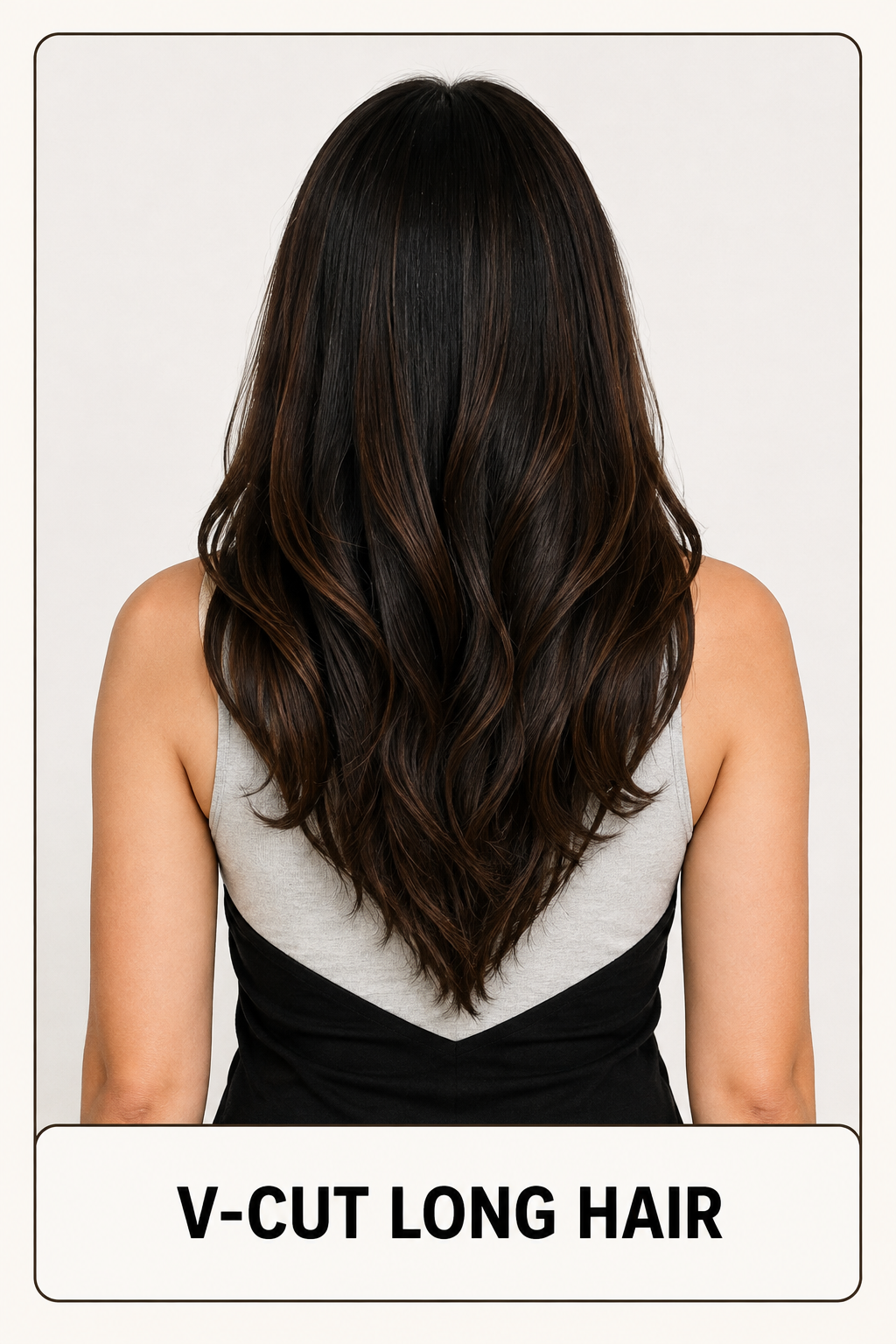 V-Cut Long Hair haircut inspiration